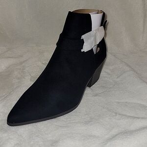 JustFab Buckle Bootie